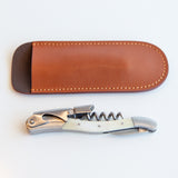 Bone Corkscrew in Leather Pouch