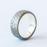 Gypsy Rounded Diamond Ring, 6mm