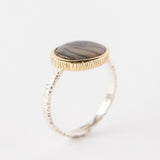 Oval Abalone Ring