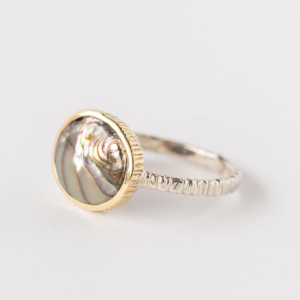 Oval Abalone Ring