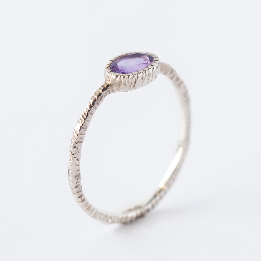 Oval Amethyst Ring