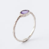Oval Amethyst Ring