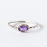 Oval Amethyst Ring