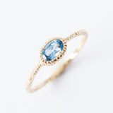Oval Aquamarine Ring