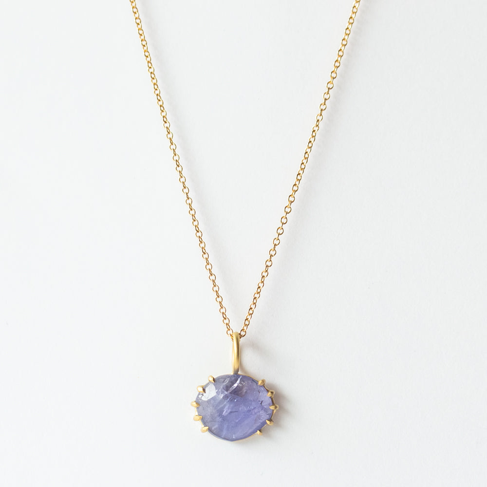 Asymmetrical Tanzanite Charm