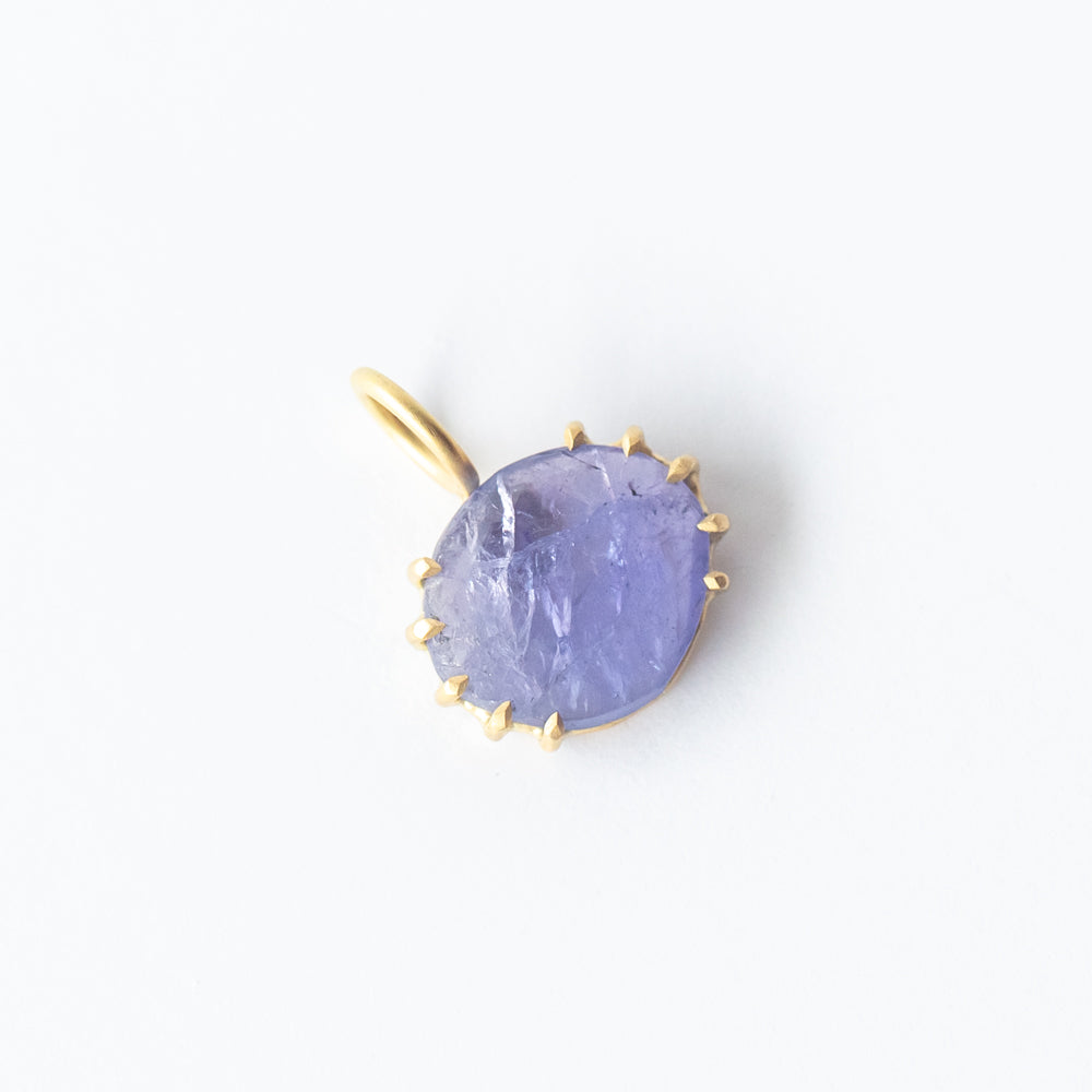 Asymmetrical Tanzanite Charm