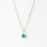 Square Emerald Basket Charm