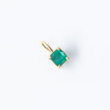 Square Emerald Basket Charm