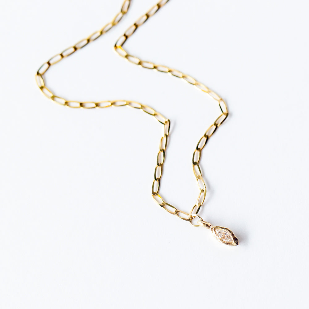 Diamond Bud Necklace