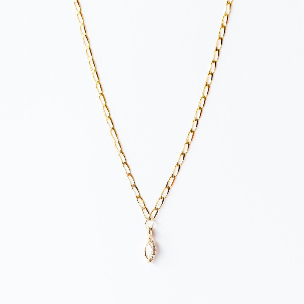 Diamond Bud Necklace