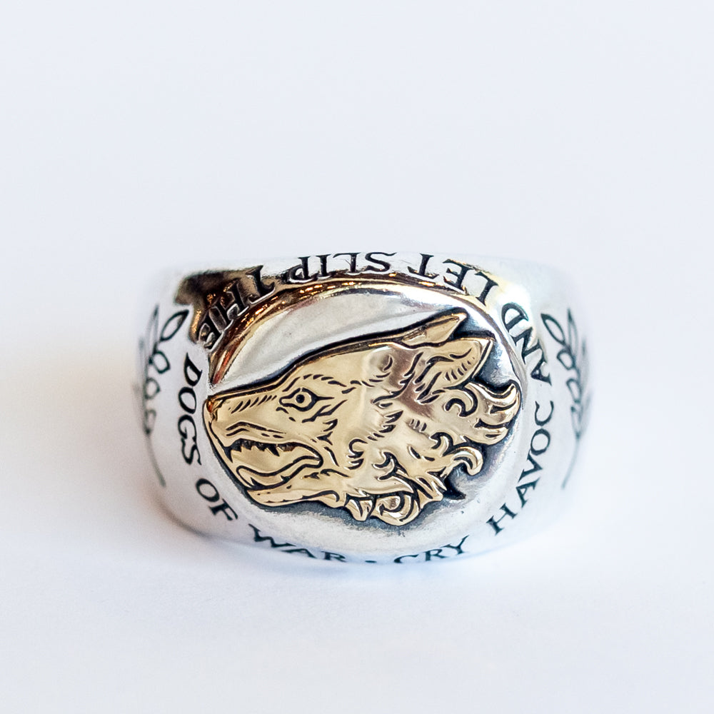 Dogs of War Signet Ring