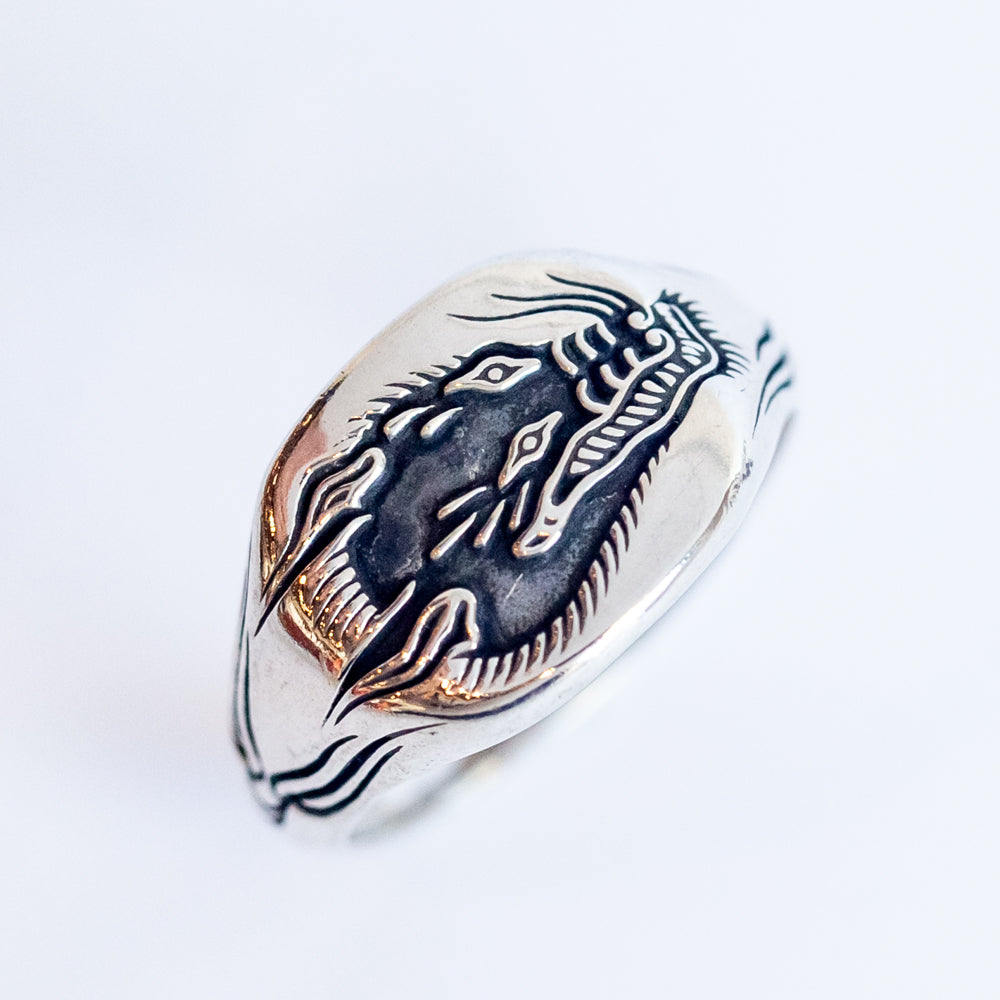 Dragon-Dog Signet Ring