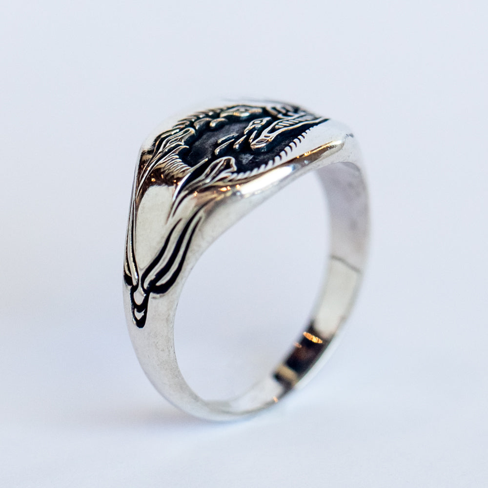 Dragon-Dog Signet Ring
