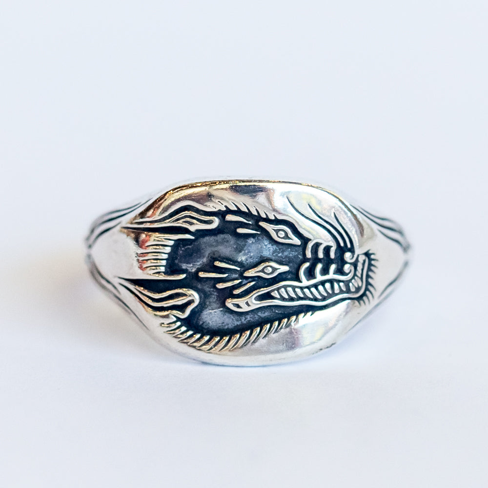 Dragon-Dog Signet Ring