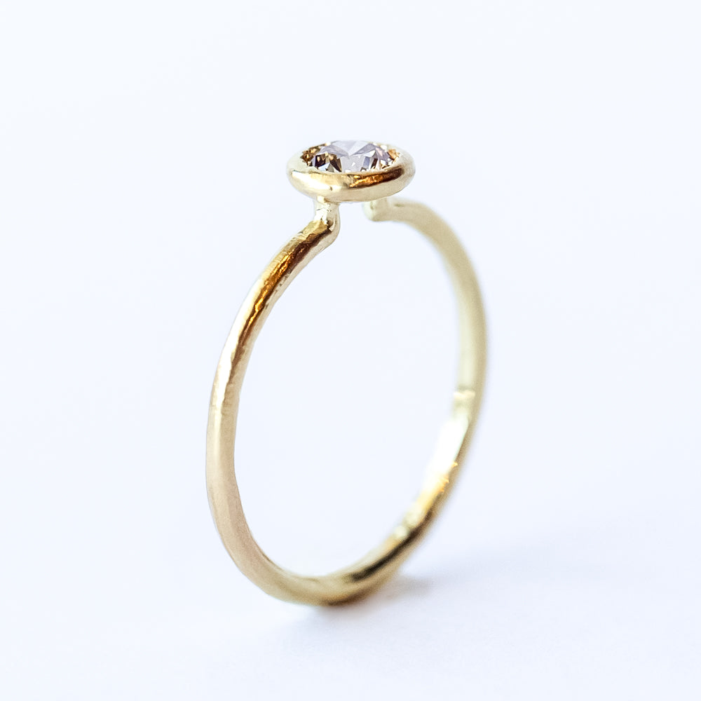 4mm Brown Diamond Kindred Ring