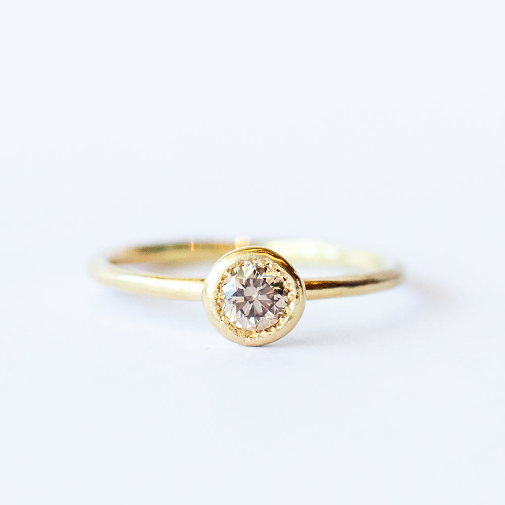 4mm Brown Diamond Kindred Ring