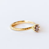 5.6mm Brown Diamond Blooming Ring