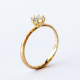 5mm White Diamond Blooming Ring