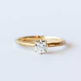 5mm White Diamond Blooming Ring