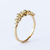 Brown Diamond Cluster Ring