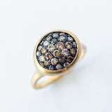 Brown Diamond Galaxy Ring