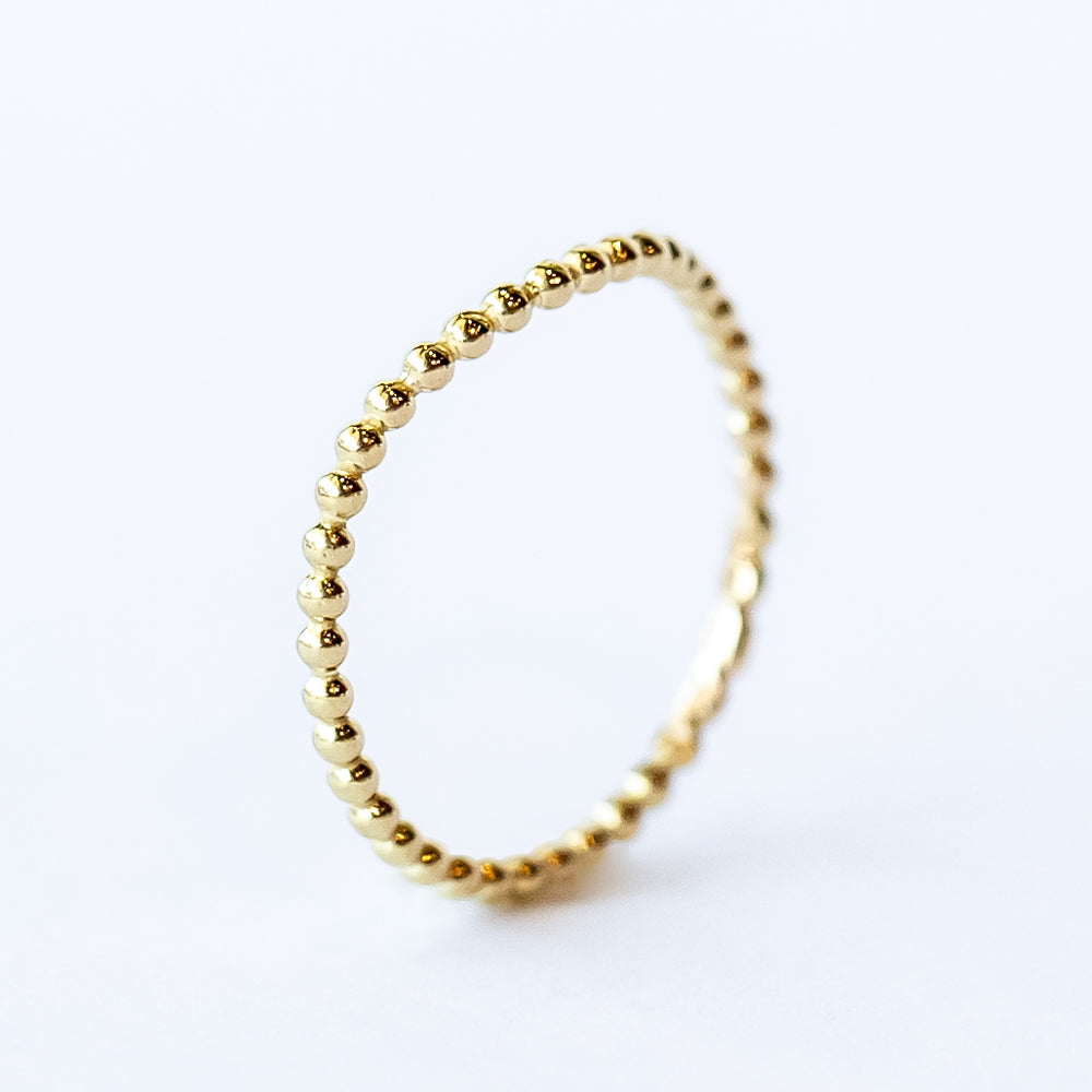 Curved Beaded Contour Band