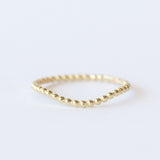 Curved Beaded Contour Band