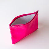 Tracey Tanner | Medium Zip Pouch, Fluoro Pink Patent