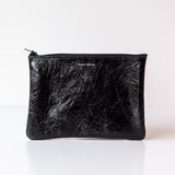 Tracey Tanner | Medium Zip Pouch, Foil Black