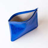 Tracey Tanner | Medium Zip Pouch, Hologram Cobalt