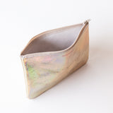 Tracey Tanner | Medium Zip Pouch, Hologram Golden