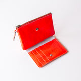 Tracey Tanner | Nico Wrap Wallet, Fluoro Red Patent