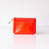 Tracey Tanner | Nico Wrap Wallet, Fluoro Red Patent