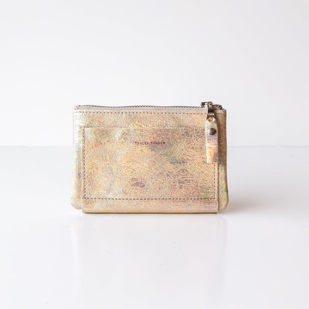 Tracey Tanner | Nico Wrap Wallet, Hologram Golden