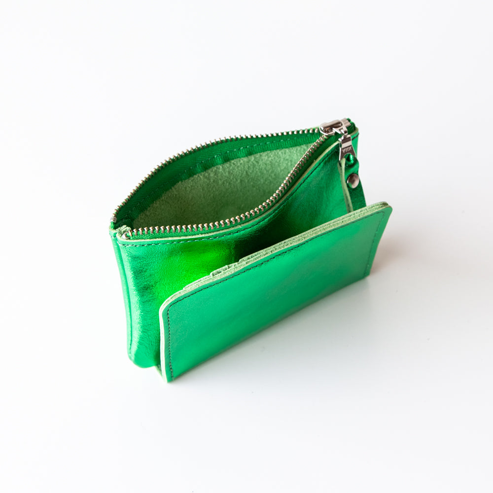 Tracey Tanner | Nico Wrap Wallet, Matte Foil Verdant