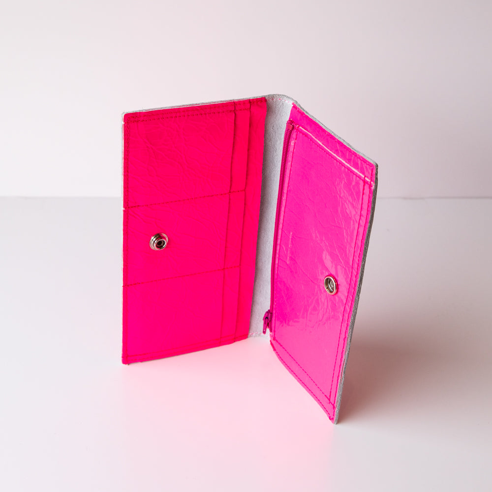 Tracey Tanner | Sarah Wallet, Fluoro Pink Patent