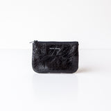 Tracey Tanner | X Small Zip Pouch, Foil Black