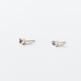 Asscher-Cut Sapphire Stud Earrings
