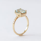Royal Oval Aquamarine Ring