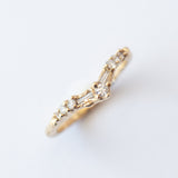 Armach Diamond V Shape Scatter Contour Ring