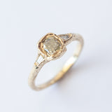 Armach Three-Stone Diamond Organic Engagement Ring