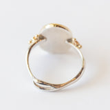 Dark Amethyst Ring with Accent Rubies