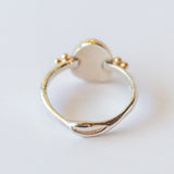 Lapis Ring with Gold Accents