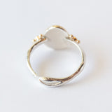 Teardrop Ruby Ring with Accent Diamonds
