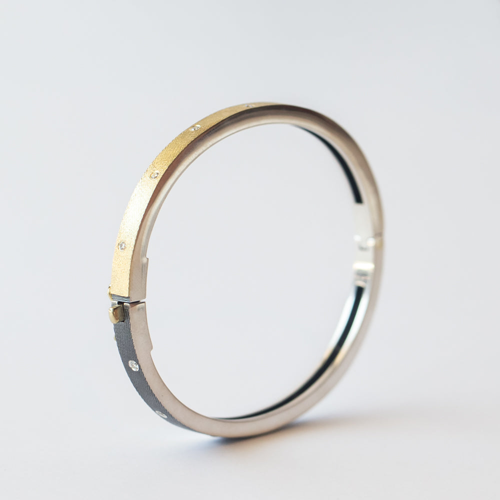 Carol 4mm Diamond Bangle