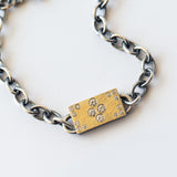 Shayna Rectangle Diamond Chain Necklace