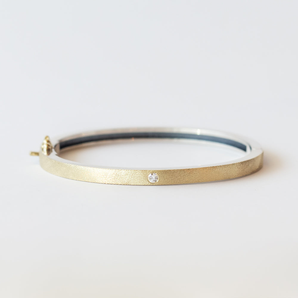 Valery 4mm Diamond Bangle
