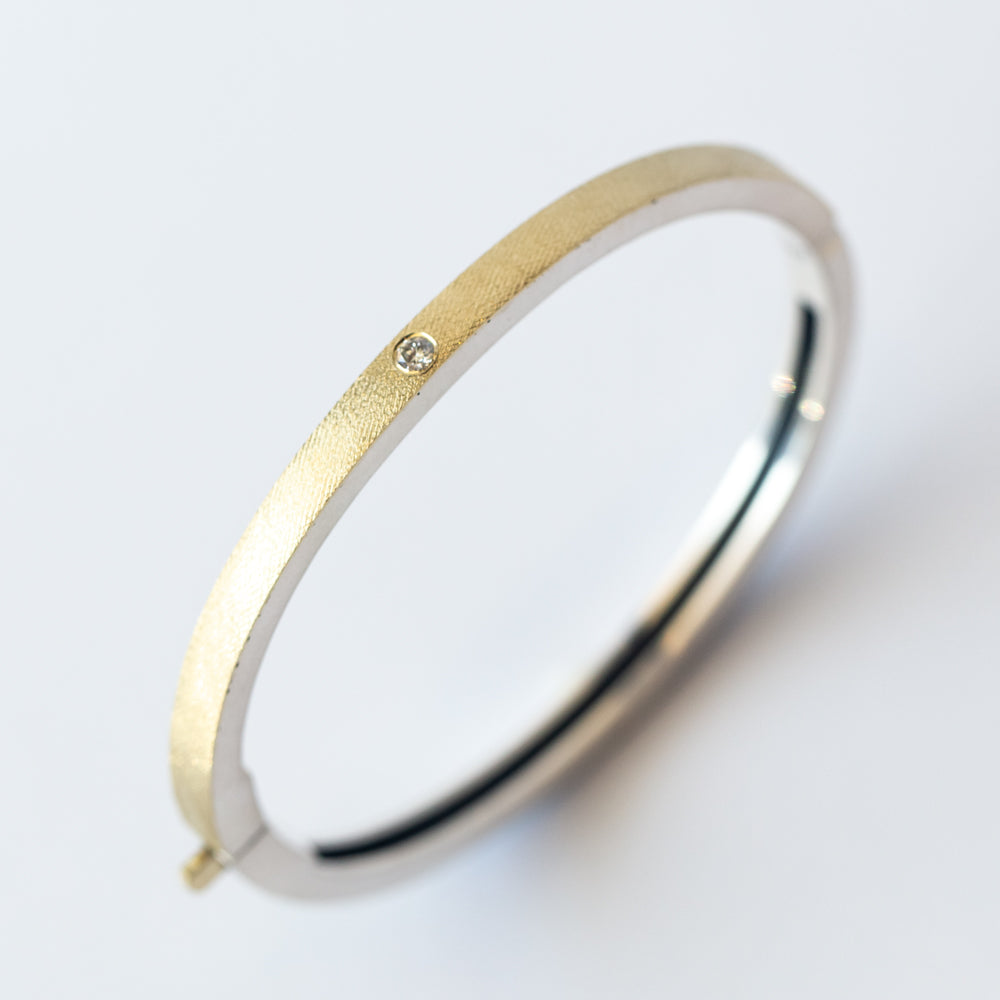 Valery 4mm Diamond Bangle