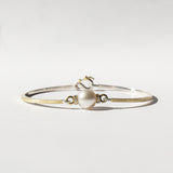 South Sea Pearl Bangle with Diamonds