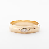 Marquise Diamond Half Round Ring